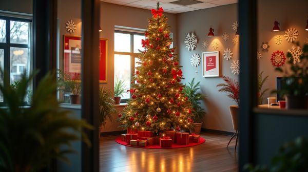Organiser un arbre de noël en entreprise : faites la fête ensemble
